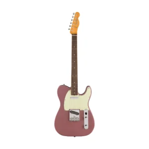 Fender Limited Vintera II Roadworn 60s Telecaster Electric Guitar, RW FB, Burgundy Mist Metallic
